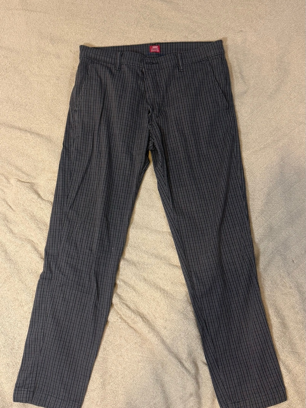 Levi's Charcoal Pinstripe Dress Pants